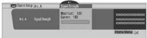 PIONEER PDP5080HD - Select "Signal Strength" (/ then ENTER). - 1