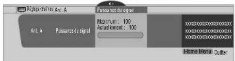 PIONEER PDP5080HD - Select "Puissance du signal" (/puls ENTER). - 1