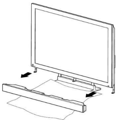 PIONEER PDP5080HD - Detach the supplied speaker if it has already been installed. - 1