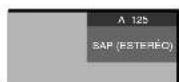 PIONEER PDP5080HD - Cuando se está recibiendo señales de sonido ESTÉREO + SAP - 2