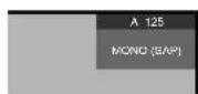 PIONEER PDP5080HD - Cuando se está recibiendo señales de sonido MONO + SAP - 3