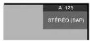 PIONEER PDP5080HD - Au cours de la réception de signaux STÉRÉO + SAP - 1