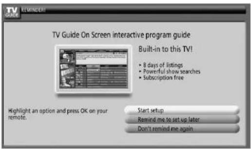 PIONEER PDP5080HD - Reminder Screen - 1