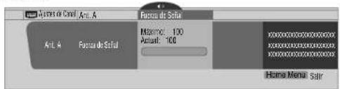 Maser de Cotel Ant. A Fonte de Sefal Maximo: 100 Actual: 100 Ant. A Fonte de Sefal X000000000000000000 X000000000000000000 X000000000000000000 Homa Mena Salir