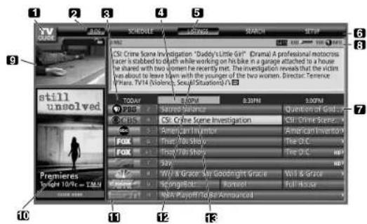 PIONEER PDP5080HD - Screen components - 1