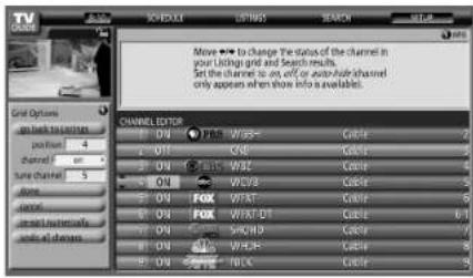 PIONEER PDP5080HD - Changing the channel display settings - 3