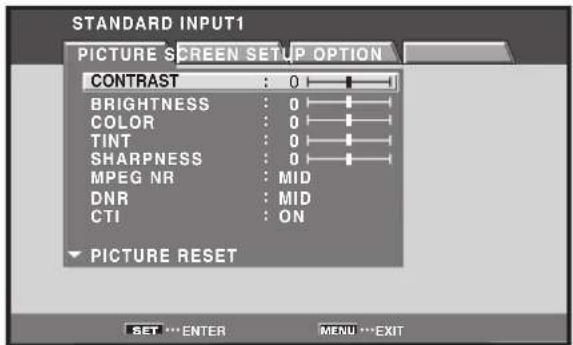 PIONEER PRO1010HD - Setting INPUT1 SELECT - 3