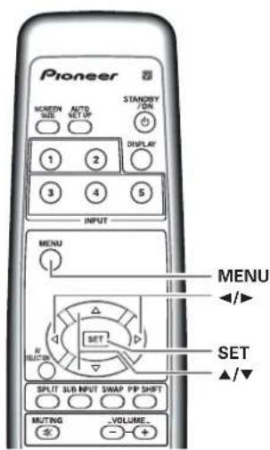 PIONEER PRO1010HD - Position du cache létal (CONTRÔLÉ MASQUE) - 2