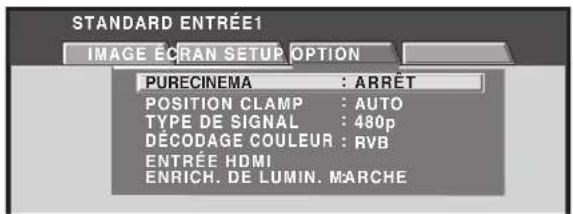 PIONEER PRO1010HD - Paramétrage de [POSITION CLAMP] (ENTRÉE1 (D-SUB), 5) - 4