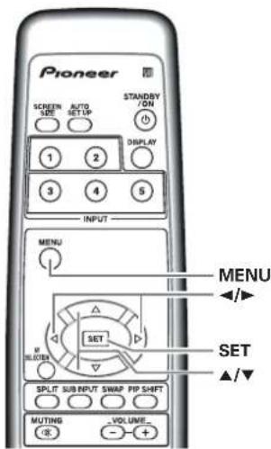 PIONEER PRO1010HD - Réglage de l'orbiteur (ORBITER) - 2