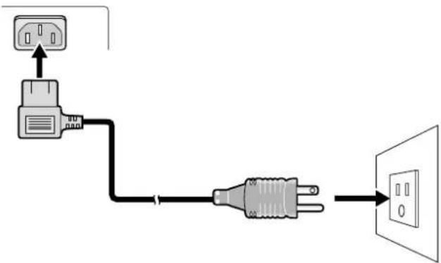 PIONEER PRO1010HD - Conexión del cable de alimentación - 1