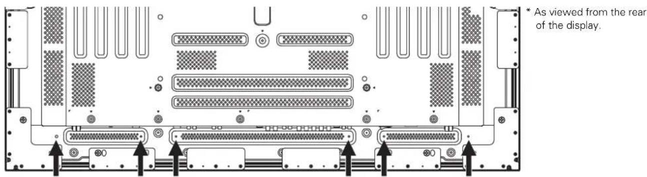 PIONEER PRO1010HD - To attach the speed clamps to the display - 1