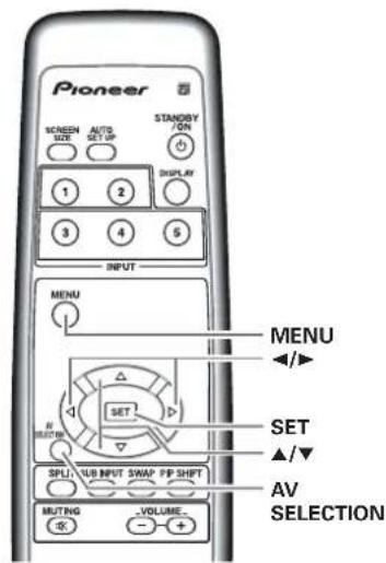 PIONEER PRO1010HD - Réglage image (2) - 2