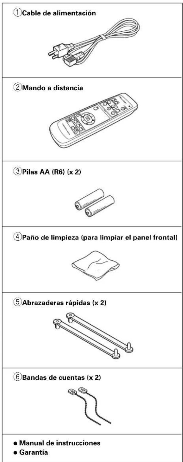 PIONEER PRO1010HD - Comprobación de los accesos suministrados - 1