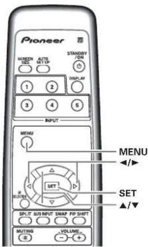 PIONEER PRO1010HD - Side Mask Position (MASK CONTROL) - 2