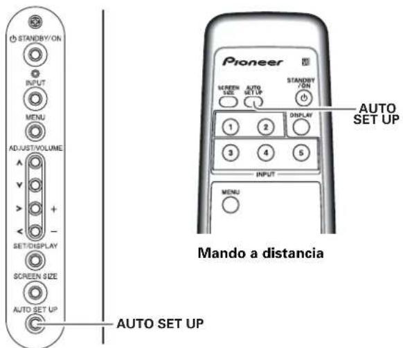 PIONEER PRO1010HD - Ajuste de la POSICION, RELOJ y FASE de la pantalla (Ajuste automatico) - 1