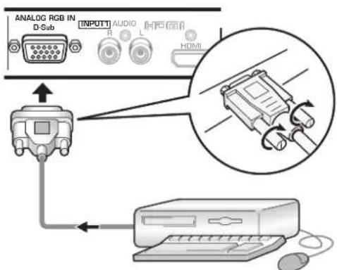 PIONEER PRO1010HD - Conexión de una fuente RGB analógica de señales SYNC seperadas - 2