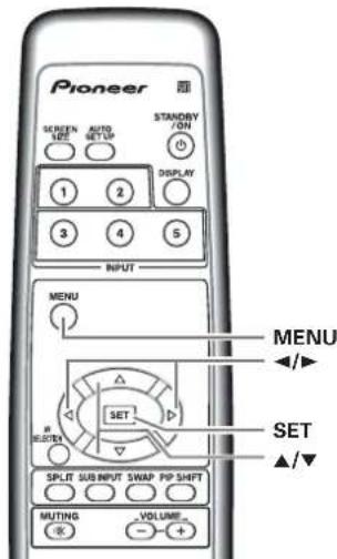 PIONEER PRO1010HD - Réglages d'économie d'énergie (ÉCONOM. D'ENERGIE) - 2