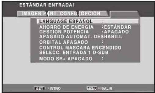 PIONEER PRO1010HD - Ajuste del MODO SR+ - 4