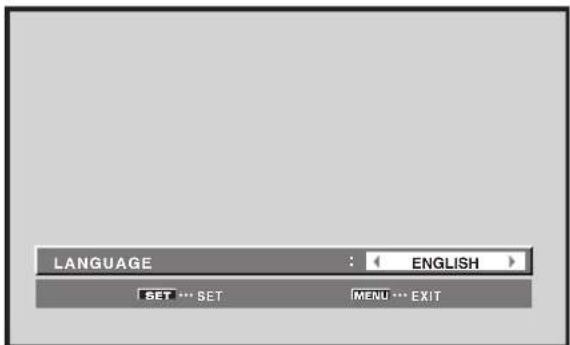 PIONEER PRO1010HD - Setting the Onscreen Display Language - 7