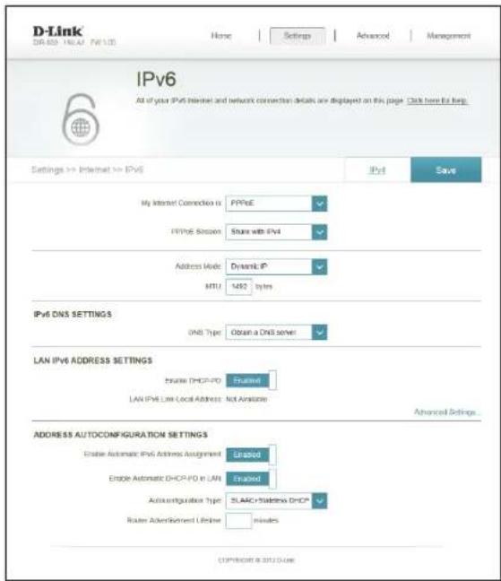 D-LINK DIR859 - Configuration automatique (SLAAC/DHCPv6) - 4
