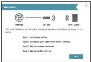 D-LINK DIR859 - Assistant de configuration - 2