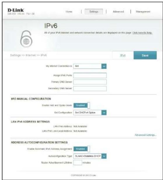 D-LINK DIR859 - Configuration automatique (SLAAC/DHCPv6) - 9