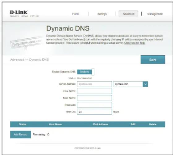 D-LINK DIR859 - Acheminements statiques - 4