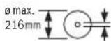 BOSCH GCM 216 Professional - Symbols and their meaning - 6