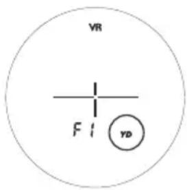 NIKON Monarch 7i VR - ■ Changing the distance display unit (m/YD) (F1) - 1