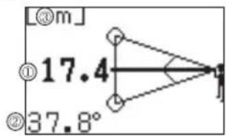 NIKON Forestry Pro - Mode mesure de trois points (hauteur entre deux points) - 1