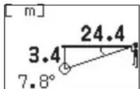 NIKON Forestry Pro - Mode mesure de trois points (hauteur entre deux points) - 6