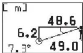 NIKON Forestry Pro - Funktion for lodret separation (højde mellem 2 punkter) - 8