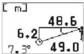 NIKON Forestry Pro - Režim vertikálního oddělení (výška mezi 2 body) - 7
