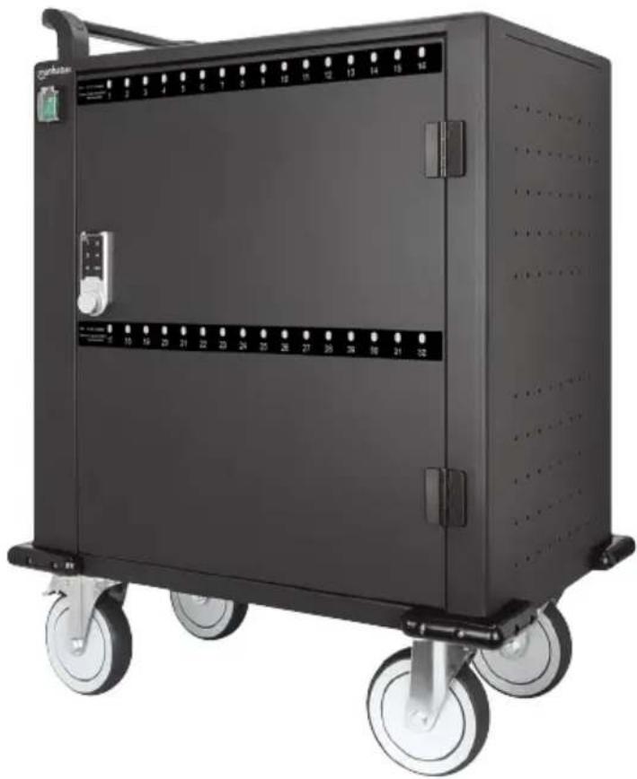 MANHATTAN 716000 - 32-Port USB-C Charging Cart-576 W Instructions - 1