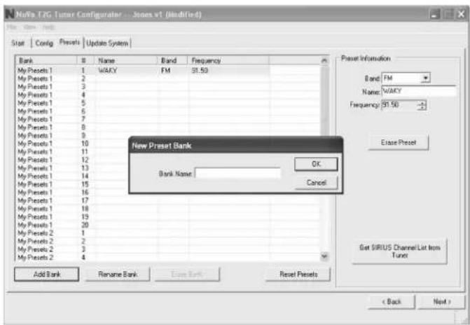 NUVO NVT2SIR - Presets - 2