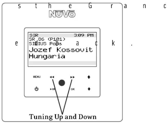 NUVO NVT2SIR - Selecting Tuner A or B - 1