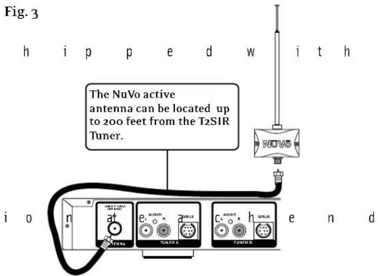 NUVO NVT2SIR - IR Control of the T2SIR (Fig. 5) - 1