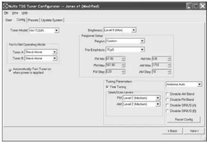 NUVO NVT2SIR - Advanced Config (Fig. 45) - 1