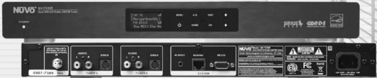 NUVO NVT2SIR - The Sound of LiVing. - 1