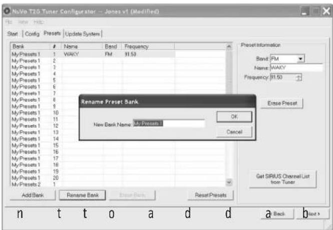 NUVO NVT2SIR - Presets - 3