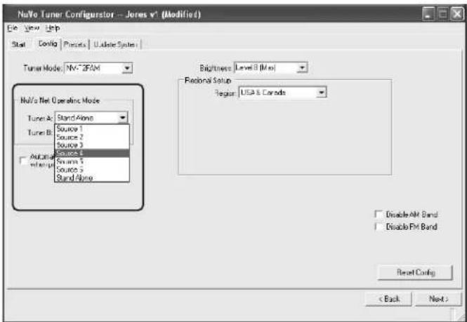 NUVO NVT2FAMEX - NuVoNet Operating Mode (Fig. 26): T h i s d r allows you to select between Stand Alone or as a NuVoNet - 1