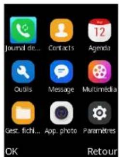 ALCATEL 3082 4G - Liste des applications - 1