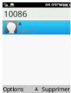 ALCATEL 3082 4G - Passer un appel - 1