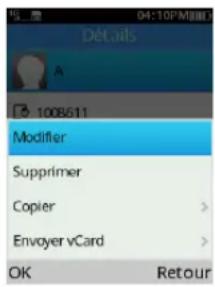 ALCATEL 3082 4G - Modifier vos contacts - 1