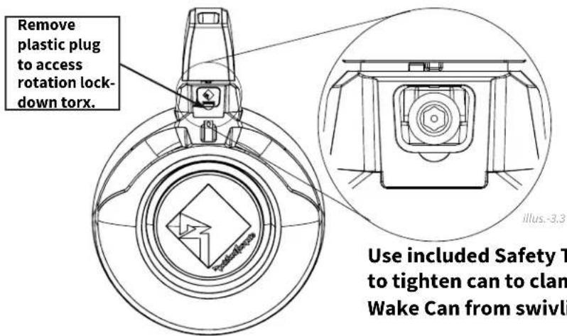 Rockford Fosgate M2WL8B - Rotation Lock-down - 1