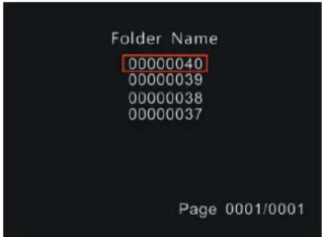 Folder Name 00000040 00000039 00000038 00000037 Page 0001/0001