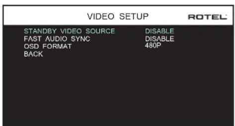 ROTEL RSP1576 MKII - Configuration Vidéo - 1