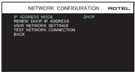 ROTEL RSP1576 MKII - Configuration Système (System Setup) - 3