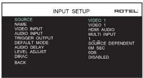 ROTEL RSP1576 MKII - Eingangs-Setup - 1